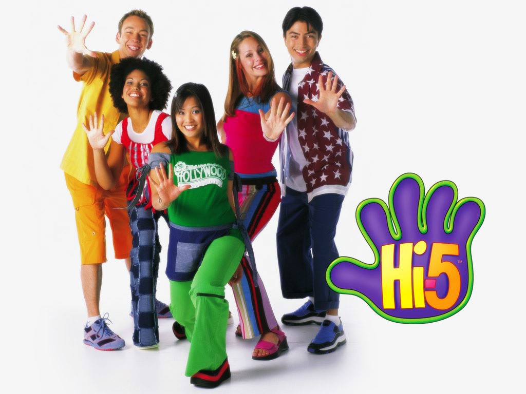 Foto dos 5 membros do Hi-5, versão Austrália