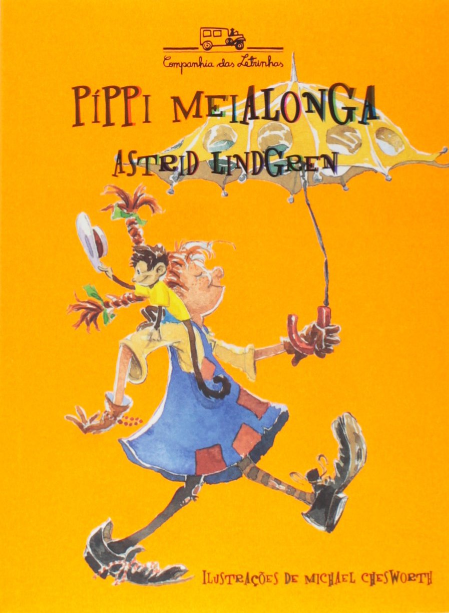 Capa do livro Píppi Meialonga, da autora Astrid Lindgren