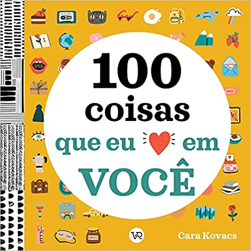 Capa do livro 100 coisas que eu amo em você