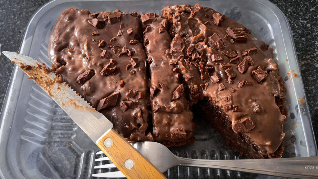 bolo de chocolate