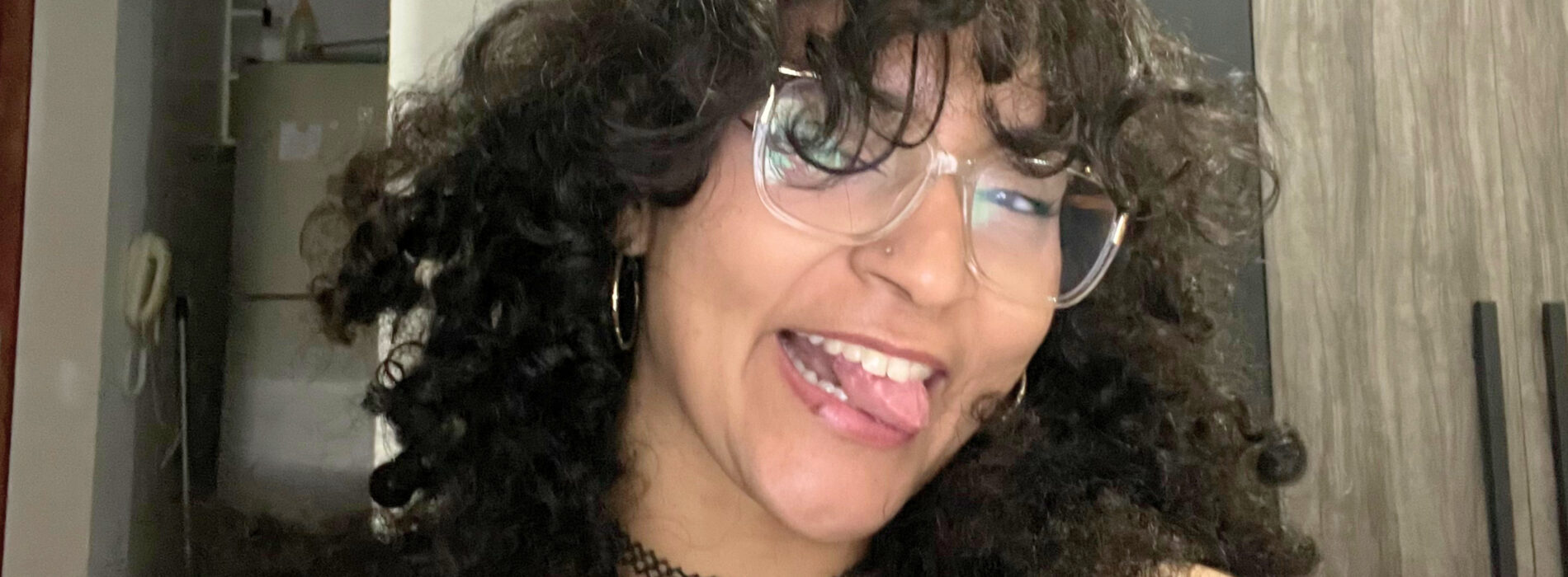selfie minha com "brilho nos olhos"