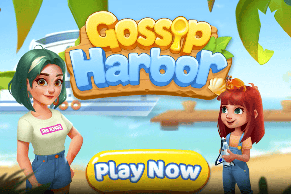 Imagem de divulgação do jogo Gossip Harbor